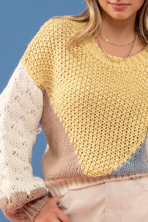 Isla Colorblock Sweater