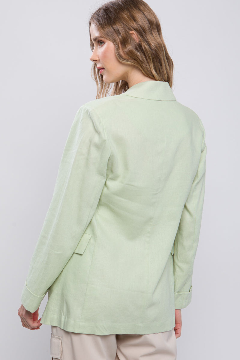 Aloe Linen Blazer