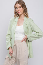 Aloe Linen Blazer