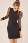 Melissa Mesh Sleeve Dress