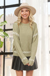Sage Criss Cross Sweater