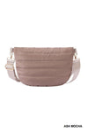 Puffer Crossbody -  Ash Mocha