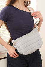 Puffer Crossbody -  Gray