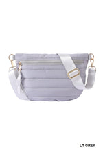 Puffer Crossbody -  Gray