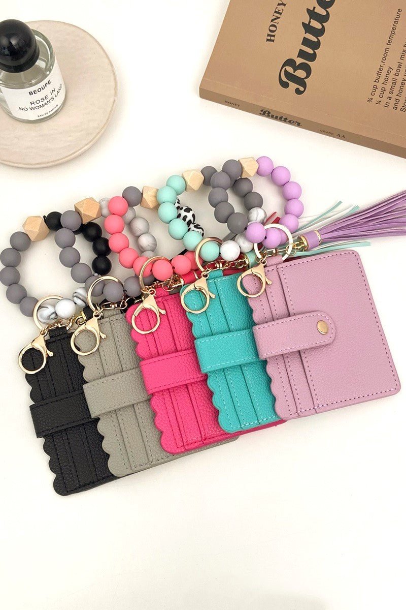 Tassel Beaded Keychain Wallets
