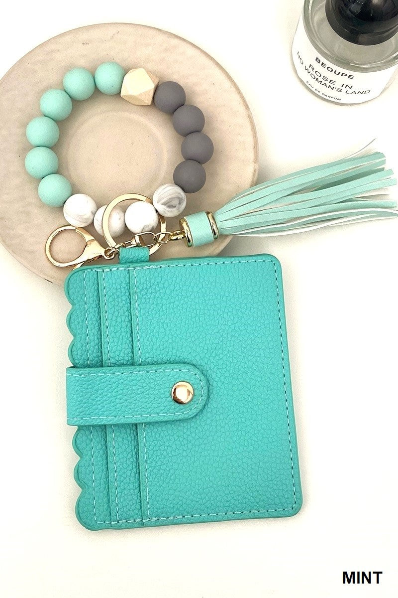 Tassel Beaded Keychain Wallets