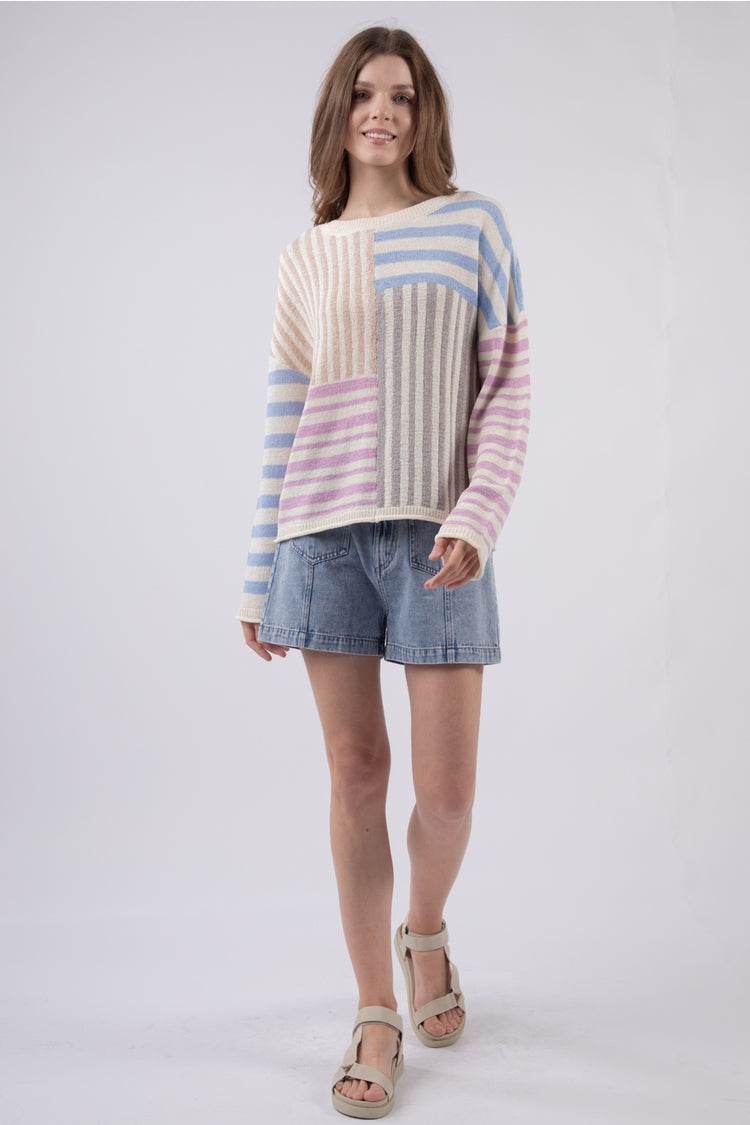 Striped Lightweight Sweater
