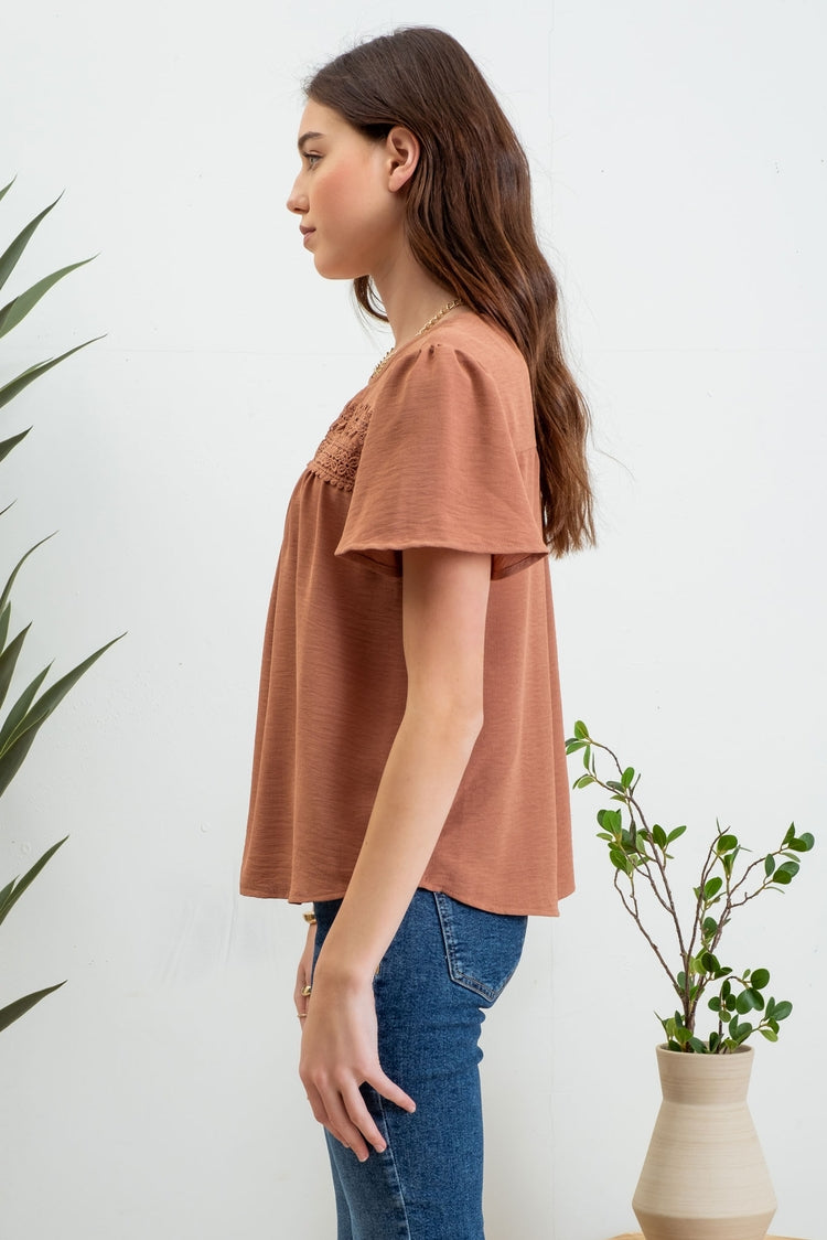 Dusty Sienna Top