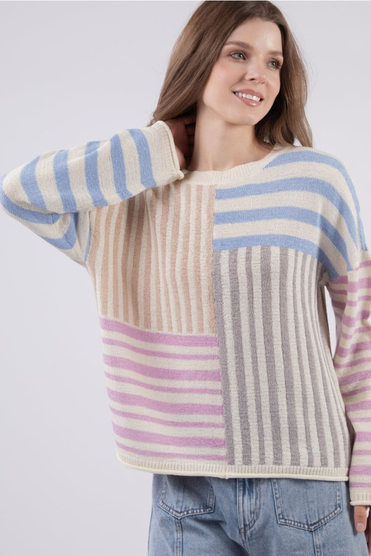 Striped Lightweight Sweater