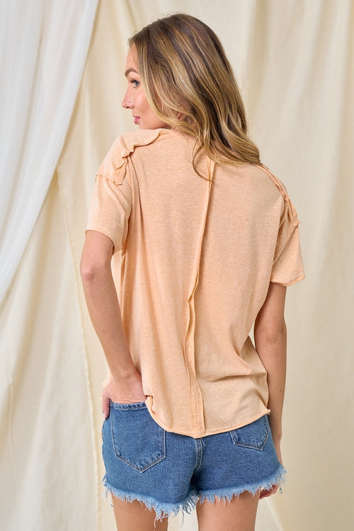 Coral Sunshine Tee