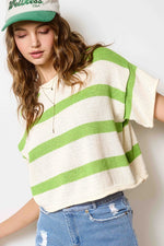 Candy Apple Striped Knit