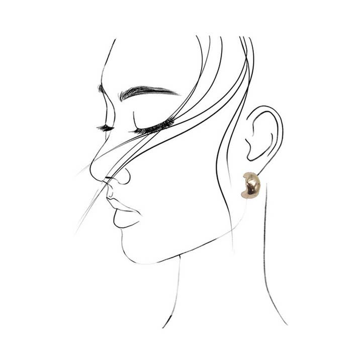 Bubbly Huggie Hoop Trio Earrings