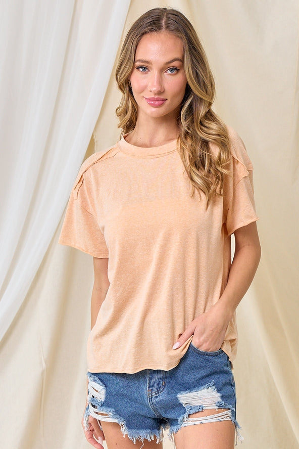 Coral Sunshine Tee