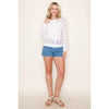 Lavender Haze Crochet Sweater