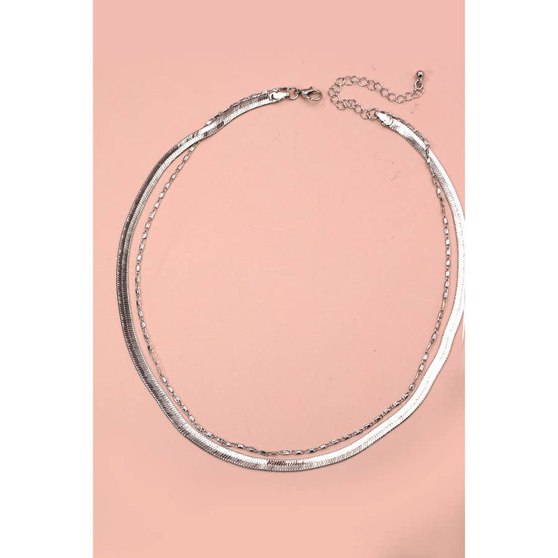 Largo Chain Necklace - Silver