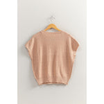 Front Pocket Sweater Top - Taupe