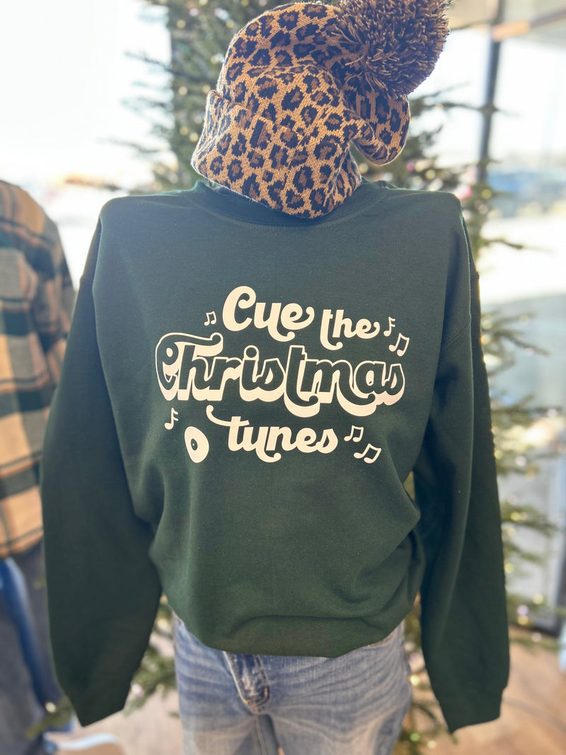 Green Christmas Music Sweatshirt