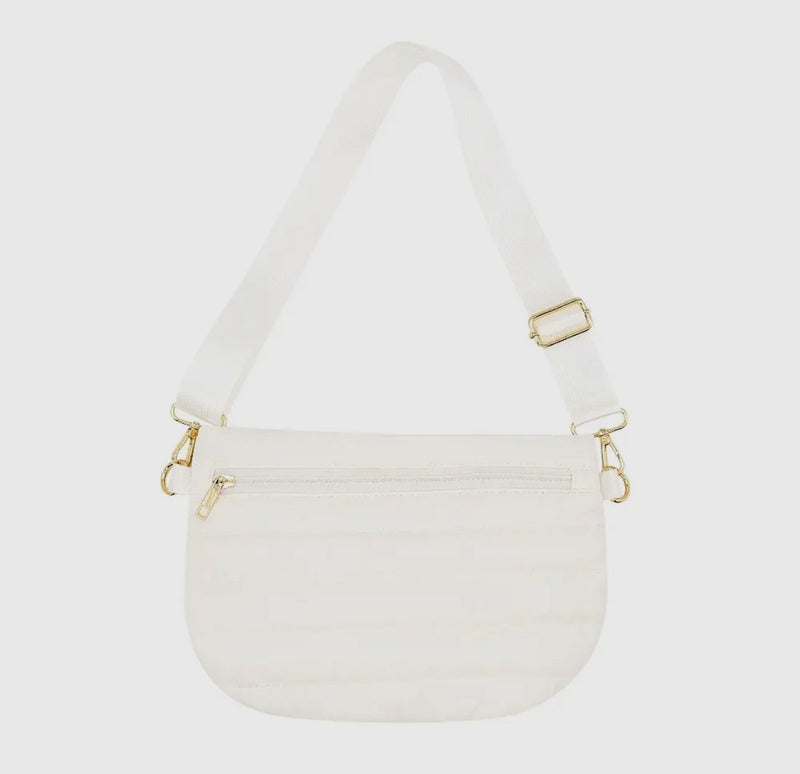 Puffer Crossbody Ivory