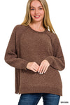 Chenille Raglan Sweater