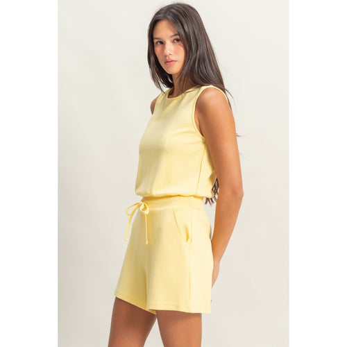 Everyday Romper - Creamy Yellow