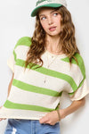 Candy Apple Striped Knit