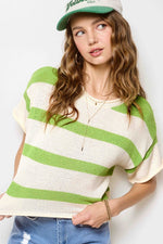 Candy Apple Striped Knit
