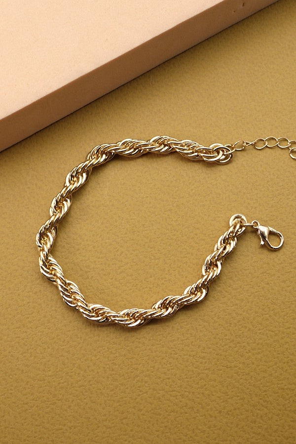 Amber Rope Bracelet