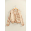 Checker and Stripe Cardigan