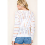 Lavender Haze Crochet Sweater