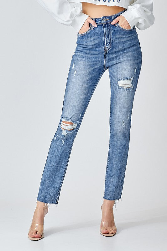 Risen Distressed Relax Skinny